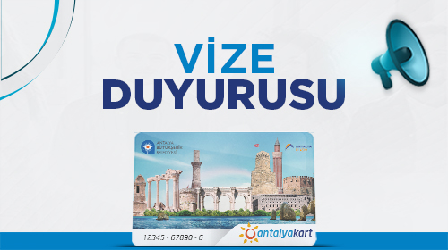 Antalya Kart - Vize Duyurusu